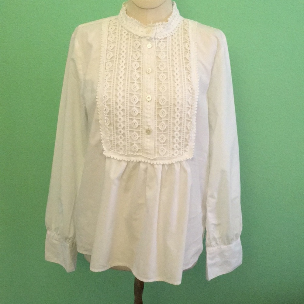 Size8 J. Crew 100% washable cotton blouse
